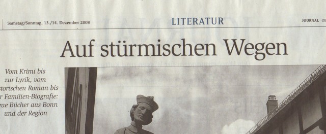 Artikel General-Anzeiger ueber klausens von ulrike strauch am 13.12.2008